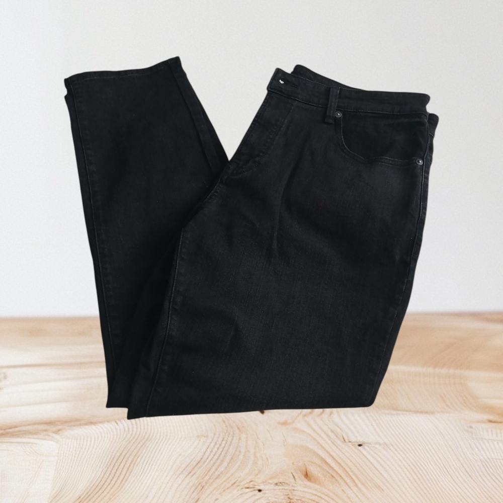 Ted Baker Men's Straight Black Jeans